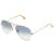 商品Ray-Ban | RB3025 Classic Aviator Sunglasses颜色Arista/Gradient Light Blue Lens