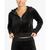 color Liquorice, Juicy Couture | Women's Logo Zip-Front Hoodie