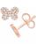 颜色: Rose Gold, Macy's | Diamond Pavé Butterfly Stud Earrings (1/5 ct. t.w.)  in 10k White, Yellow or Rose Gold