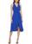 Kensie | Womens Asymmetric Mid-Calf Wrap Dress, 颜色royal blue