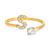 商品第18个颜色S, Giani Bernini | Cubic Zirconia Initial Wrap Ring in 18k Gold-Plated Sterling Silver, Created for Macy's