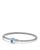 color Blue Topaz, David Yurman | Châtelaine Bracelet with Blue Topaz 蓝托帕水晶银绞绳手环