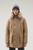 Woolrich | Arctic Parka in Ramar Cloth with Detachable Fur Trim, 颜色Gold Khaki