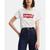 Levi's | Cotton Batwing Perfect Graphic Logo短袖, 颜色White