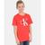 颜色: Racing Red, Calvin Klein | Big Boys Bold signature Logo Graphic T-Shirt