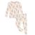 商品第3个颜色Natural Feathers, KicKee Pants | Long Sleeve Pajama Set (Toddler/Little Kids/Big Kids)