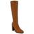 商品Kenneth Cole | Women's Justin Block-Heel Tall Boots颜色Cognac