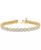 颜色: Gold-Plated Sterling Silver, Macy's | Diamond Swirl Tennis Bracelet (1/2 ct. t.w.)