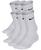 颜色: White, NIKE | Big Kids' Cushioned Crew Socks, 6 Pairs