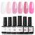 颜色: All About Pink, MODELONES | 6 Shades Gel Nail Polish Set Collection