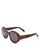 商品Celine | Bold 3 Dots Round Sunglasses, 53mm颜色Havana/Gray Solid