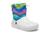 Crocs | Classic Lined Neo Puff Boot (Little Kid/Big Kid), 颜色White/Multi Spray Dye