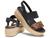 color Black/Multi Animal, Crocs | Brooklyn Low Wedge