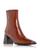 商品Jeffrey Campbell | Women's Geist Square Toe Boots颜色Brown