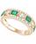 颜色: Emerald, Macy's | Emerald (3/4 ct. t.w.) & Diamond (3/4 ct. t.w.) Band in 14k Gold (Also in Ruby & Sapphire)