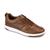 color Brown, Vance Co. | Men's Ryden Casual Perforated Sneakers