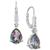 颜色: Mystic Topaz, Macy's | Gemstone (3-3/4 ct. t.w.) and Diamond Accent Birthstone Drop Earrings in Sterling Silver