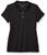 商品Nautica | Women's 3-Button Short Sleeve Breathable 100% Cotton Polo Shirt颜色True Black