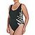 color Black, NIKE | Nike Women's Multi Logo U-Back One-Piece Swimsuit