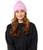 商品UGG | Chunky Rib Beanie with UGG Logo颜色Rose Quartz