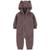 Carter's | Baby Boys Hooded Sherpa Fleece Zip-Up Jumpsuit, 颜色Brown