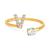 商品第20个颜色V, Giani Bernini | Cubic Zirconia Initial Wrap Ring in 18k Gold-Plated Sterling Silver, Created for Macy's