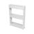 商品第2个颜色White, Simplify | 3 Tier Slim Slide Out Storage Cart