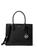color BLACK, Michael Kors | Mercer Large Pebbled Leather Accordion Tote Bag
