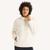 颜色: wisp white, Nautica | Womens Quarter-Zip Faux Shearling Pullover