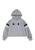 color G2HLIGHT G, Levi's | Girls 4-6x Graphic Striped Long Sleeve Fleece Sweatshirt