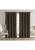 商品第5个颜色Brown, GoodGram | GoodGram 2 Pack: Hotel Thermal Grommet 100% Blackout Curtains - 52 in. W x 84 in. L, Pink