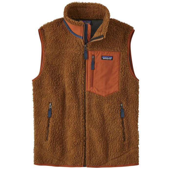 商品Patagonia | 男款复古Retro-X羊羔绒背心| Men's Classic Retro-X® Vest颜色Bear Brown
