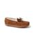 商品Dear Foams | Women's Alice Springs Shearling Moccasin Slippers颜色Chestnut