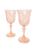 商品第5个颜色BLUSH PINK, Estelle Colored Glass | Tinted Regal Goblets 2-Piece Set