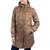 商品Michael Kors | Women's Hooded Quilted Down Puffer Coat颜色Husk