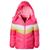 商品第2个颜色Knock Out Pink, Ixtreme | Toddler Girls Pop Color Athletic Colorblock Puffer Jacket with Fleece Hood