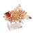 颜色: Champagne, Baccarat X Kim Seybert | Zenith Napkin Ring, Set of 4 in Gift Box