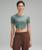 Lululemon | Hold Tight Cropped T-Shirt, 颜色Medium Forest