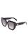 商品Celine | Triomphe Butterfly Sunglasses, 55mm颜色Black/Gray Gradient