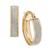 颜色: Yellow Gold, Italian Gold | Glitter Hoop Earrings in 14k Rose Gold, White Gold or Gold