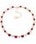 颜色: Red, Anne Klein | Gold-Tone Color Crystal Collar Necklace, 16" + 3" extender