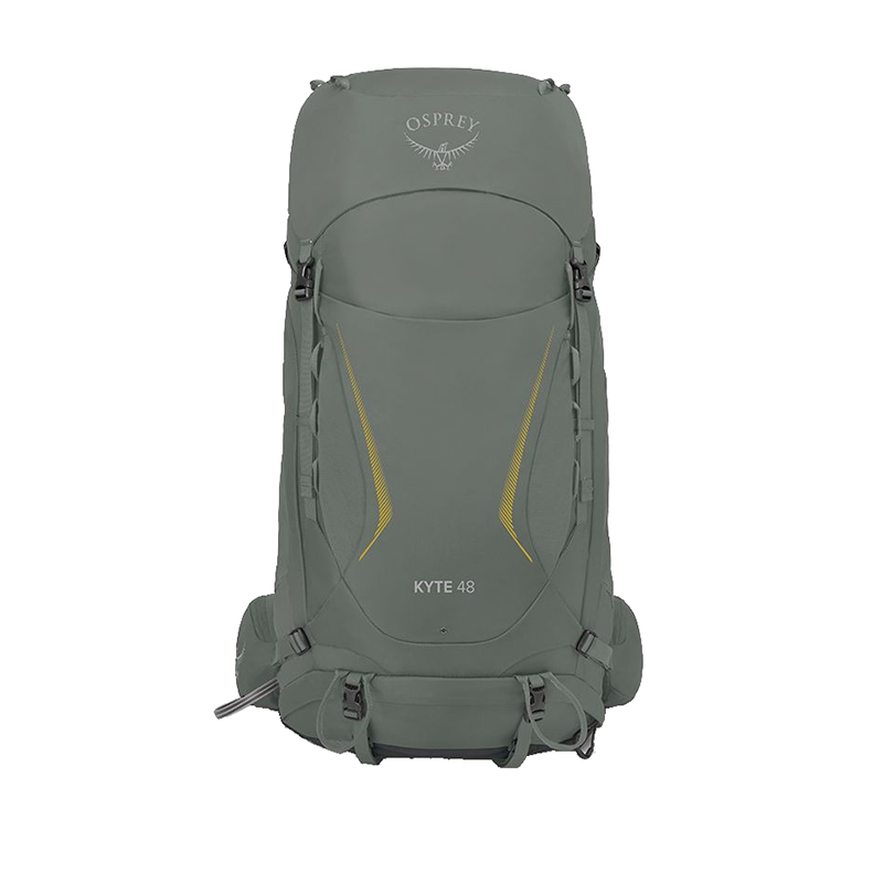 颜色: 绿色, Osprey | 小鹰KYTE系列女款户外背负登山徒步双肩背包48L KYTE-48-NOIR（三色可选）