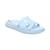 color Riviera Blue, Sam Edelman | Women's Valeri Logo Emblem Footbed Slide Sandals