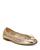 color Gold, Sam Edelman | Women's Felicia Slip On Ballet Flats