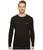商品Lacoste | Long Sleeve Pima Jersey Crew Neck T-Shirt颜色Black