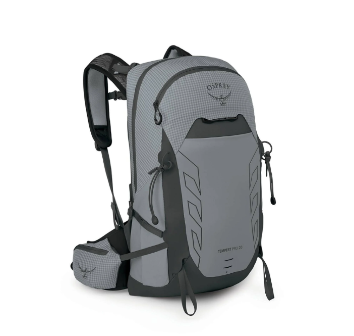 颜色: 银灰色, Osprey | 登山包 Tempest暴风 pro20/30L 徒步轻量小鹰户外登山包女双肩背包（香港仓发货）