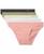 颜色: Ashford Grey/white/luminous Peach/glass Yellow/igu, Calvin Klein | Women's 5-Pk. Low-Rise Bikini Underwear QD5251