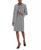 颜色: Black/Ivory, Nipon Boutique | Women's Houndstooth Jacket & Dress Set