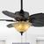 颜色: black, JONATHAN Y | Poinciana 52" 3-Light Coastal Bohemian Iron/Wood Palm Leaf LED Ceiling Fan with Pull Chain, Light Brown