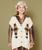 商品第1个颜色WHITE, AMINA | Hand Knitted Vest